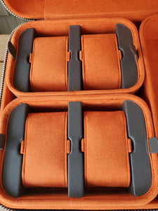 Black/Orange/Gray 3 Layer Luxury Jewelry Case