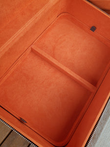 Black/Orange/Gray 3 Layer Luxury Jewelry Case