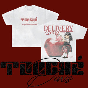 Red Bad Apple Oversized Tshirt
