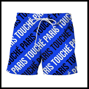 Touché Paris Retro Tile Print Board Shorts