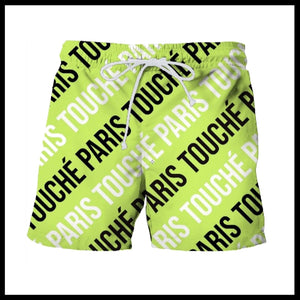 Touché Paris Retro Tile Print Board Shorts