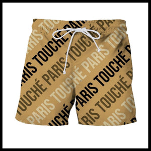 Touché Paris Retro Tile Print Board Shorts