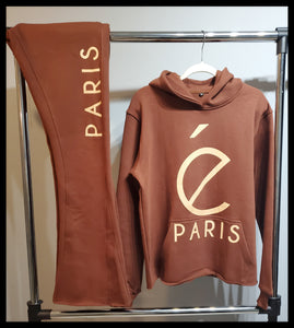 Brown Touché Paris Jogger Set